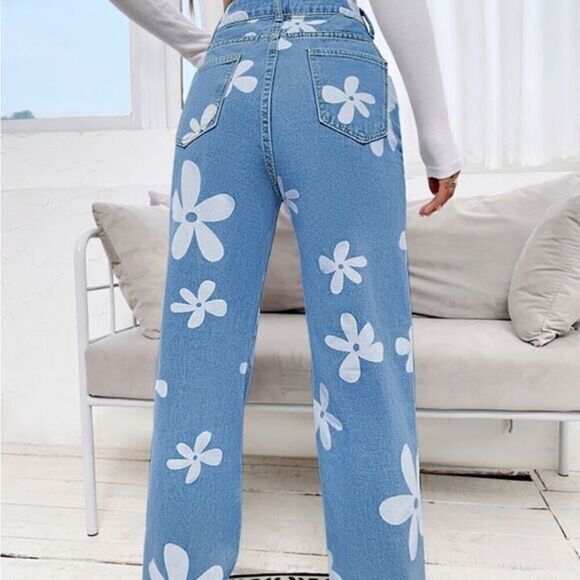 Y2K STRAIGHT LEG JEANS - Picture 1 of 10